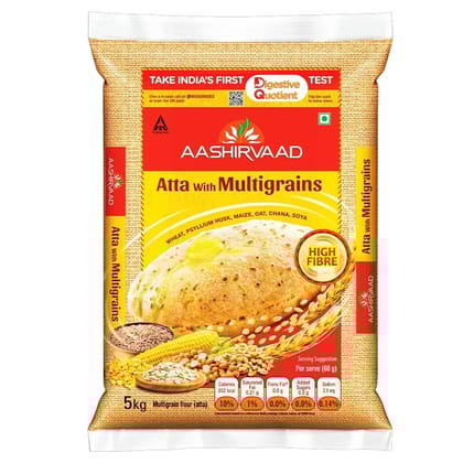 Aashirvaad Atta with Multigrains, 5kg