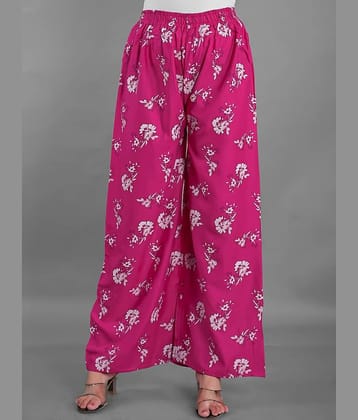Apratim - Pink Rayon Straight Women's Palazzos ( Pack of 1 )