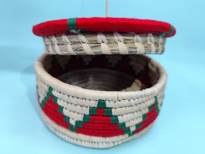 Tiger Grass Red Rustic Charm Multiutility Box