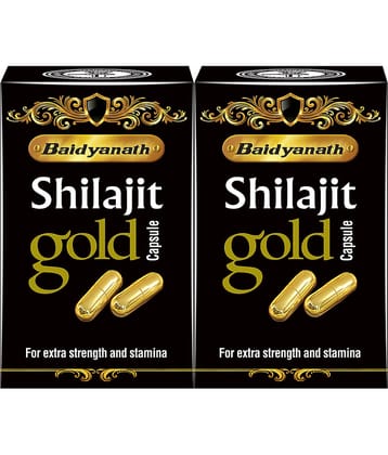Baidyanath Shilajit Gold | 10+10 Caps (Pack of 2 )