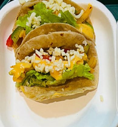 Veg taco (jowar & bajra)