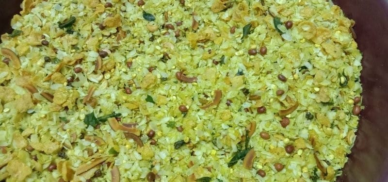 Samarth Patal Pohe Chivda (1kg) | Authentic Maharashtrian Savory Mix | Traditional Tea-time Snack