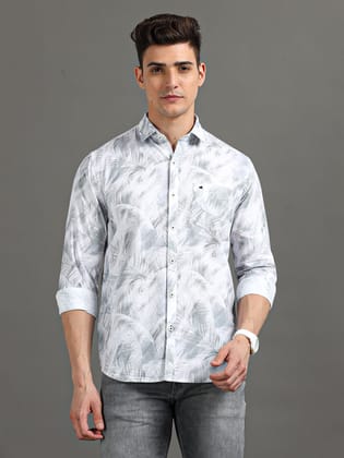 Men's Beach Wear Slim Fit Shirt | Rick Rogue-Olive / M/38