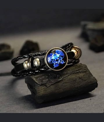 THMT Black Charm Bracelet ( Pack of 1 )