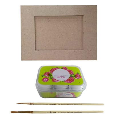 Pen Mandala on MDF Photo Frame DIY Kit by Penkraft