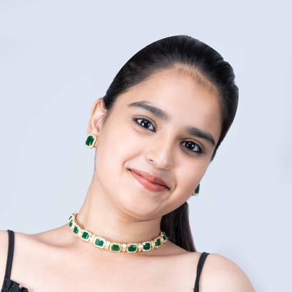 Ezmeralda Zirconia Princess Choker Set