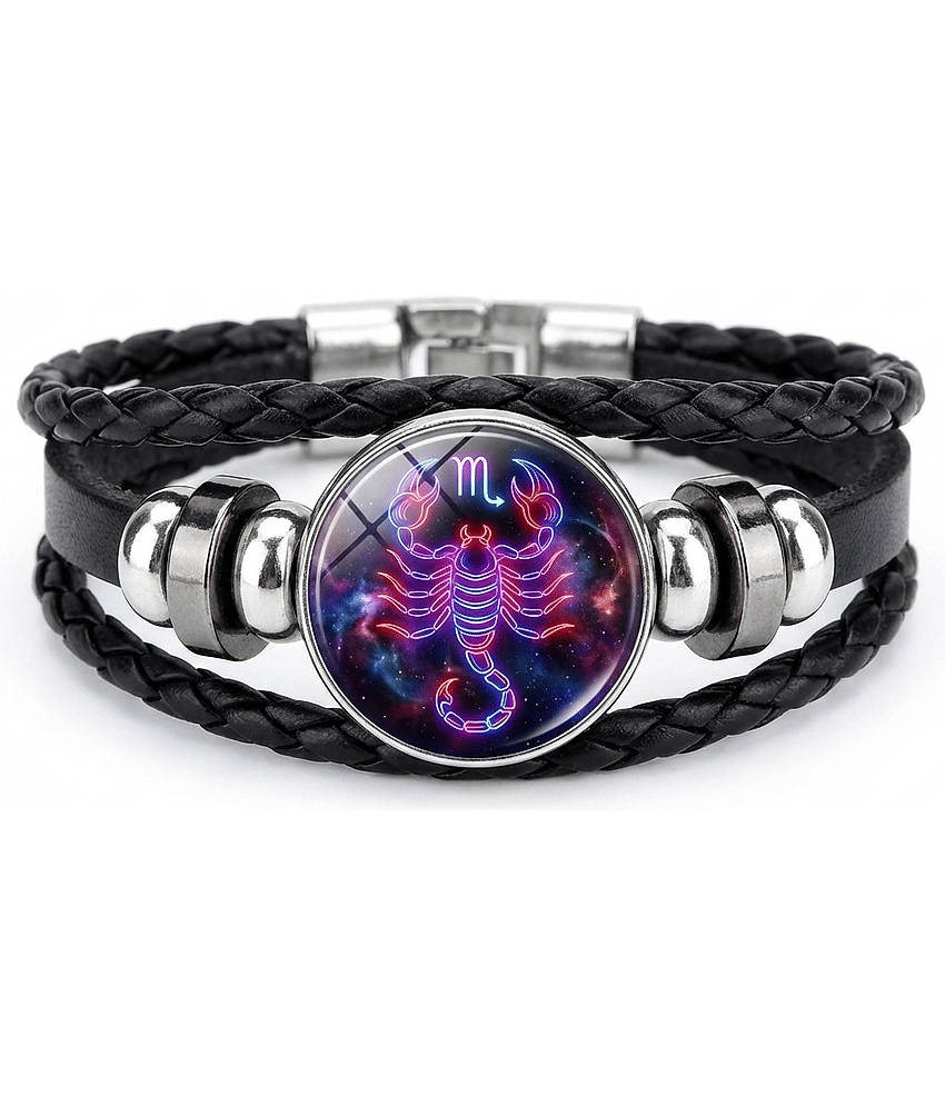 Fadiso Fashion Black Bracelet ( Pack of 1 )