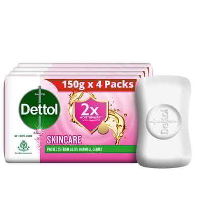 Dettol Skincare Soap 150 Gms X4 Nos