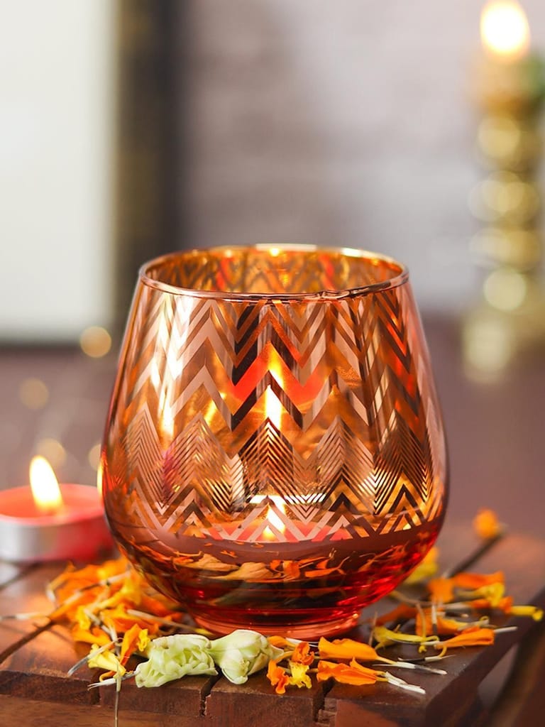 Pink + Golden T-Lite Holders