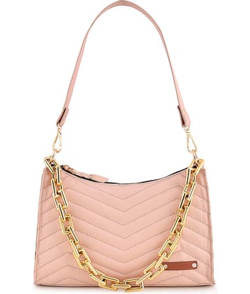 Lychee Bags Shoulder Bag PU Set of 1 ( Pink )