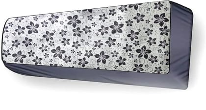 Grey Floral Split AC Cover - 1.5 Ton Indoor & Outdoor Waterproof/Dustproof by Ruhi Import Store Grey Floral Split AC Cover - 1.5 Ton Indoor & Outdoor Waterproof/Dustproof by Ruhi Import Store
