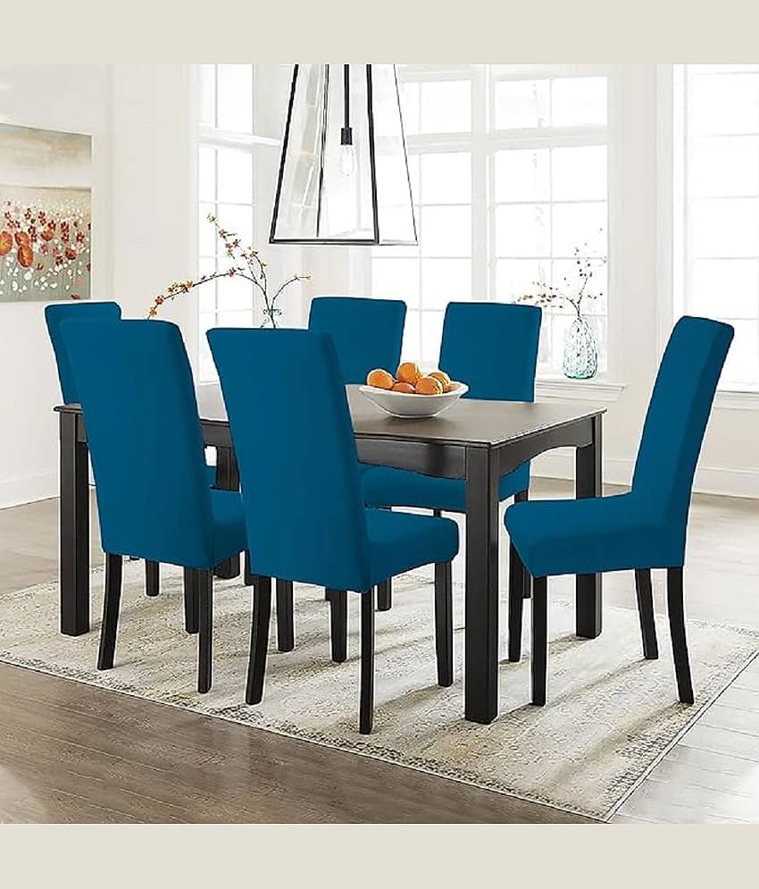 Mahaluxmi Creations 1 Seater Polyester Chair Cover ( Pack of 6 )