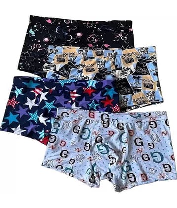 Cavenders Pack of 3 Nylon Trunks For Men's ( Multicolor )