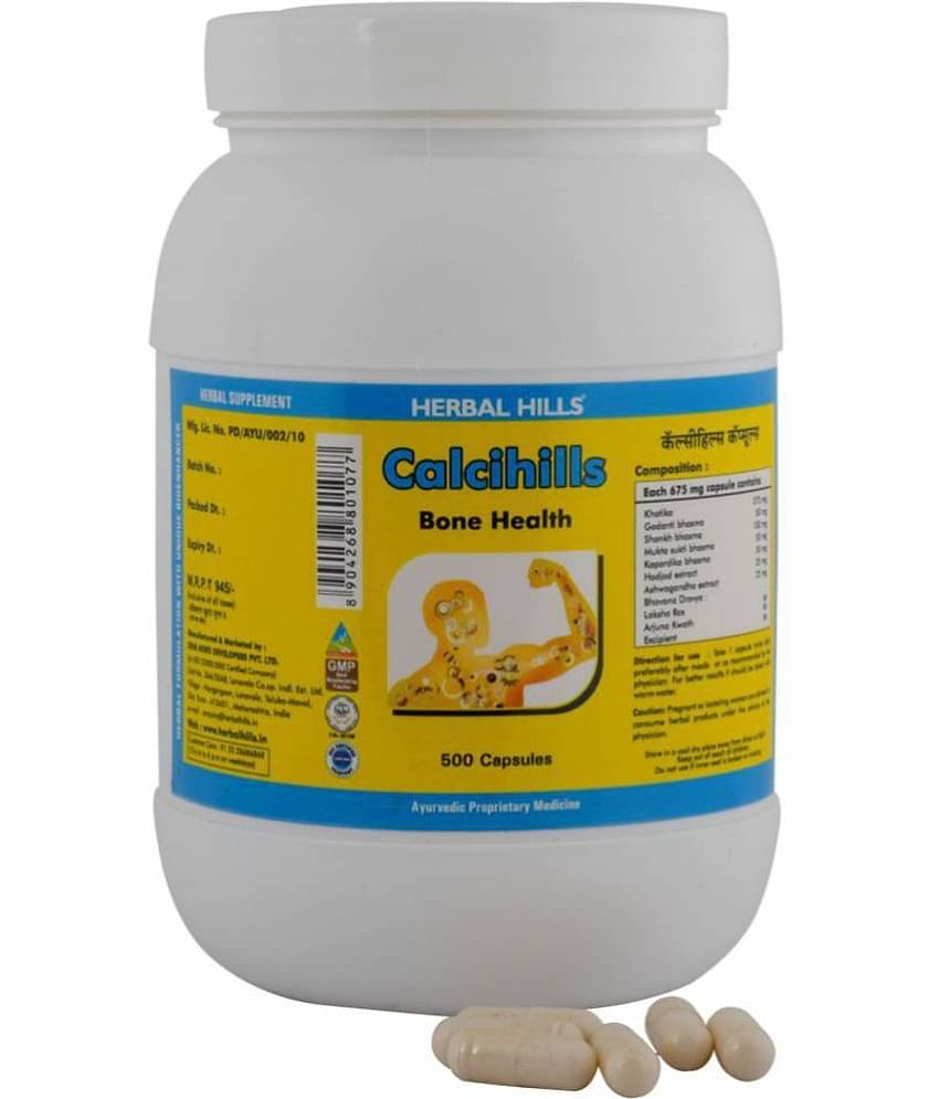 Herbal Hills Calcihills Capsule 500 No.S Pack of 1