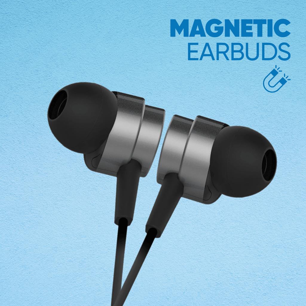 Cellecor BS-1 Wireless Bluetooth Earphone Neckband with 30 Hrs playtime Bluetooth-Black