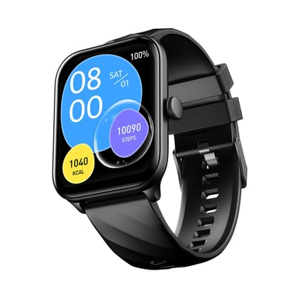 CELLECOR M5 Plus 2.01" IPS HD Display | 700 NITS | BT-Calling | AOD | IP67 | BT v5.4| Smartwatch - Black