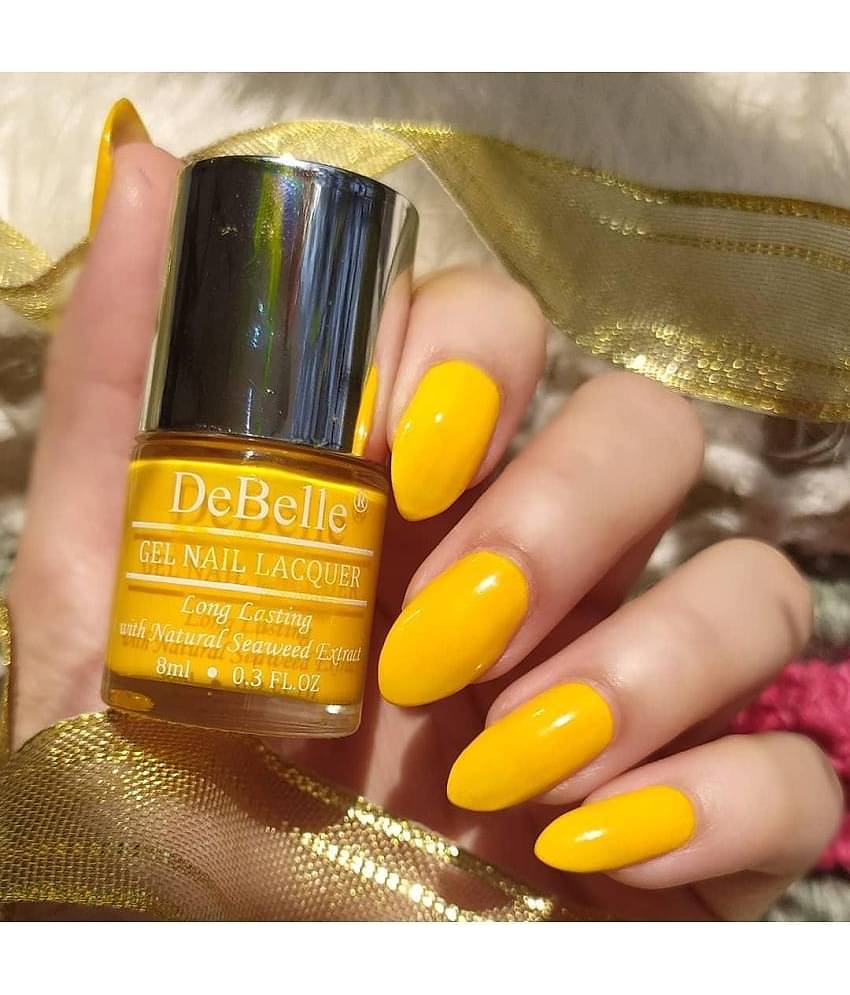 DeBelle Caramelo Yellow Glossy Nail Polish 8 ( Pack of 1 )
