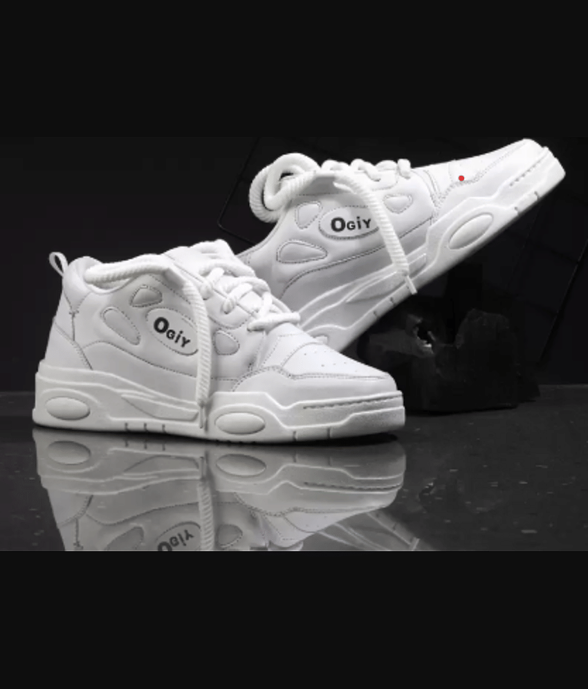 HiDa White Men's Outdoor Shoes