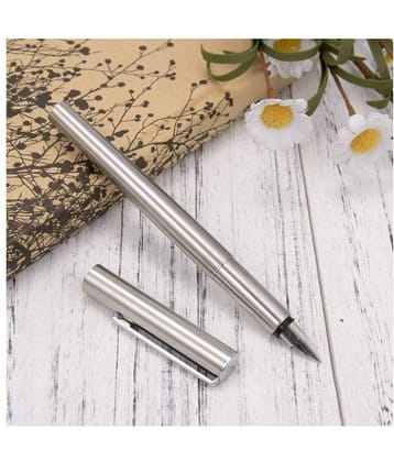 Srpc - Silver Fine Line Fountain Pen (Pack of 1)