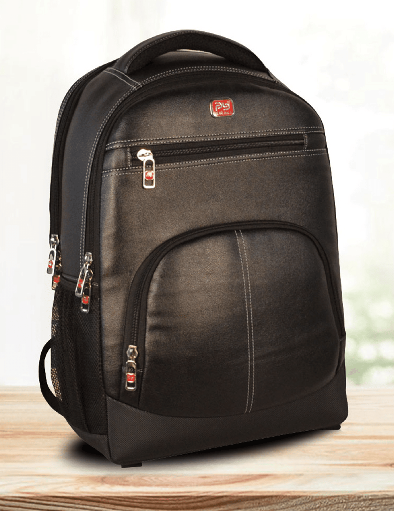 PB Pearlbags 824F Casual Leather Laptop Backpack 30L