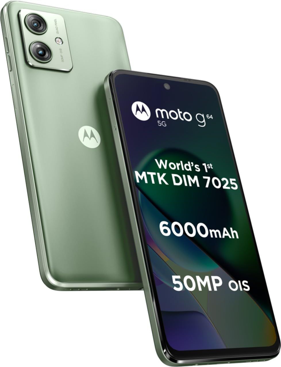 Motorola g64 5G (Mint Green, 128 GB) (8 GB RAM)