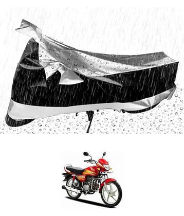 RONISH Bike Body Cover for Hero CD deluxe ( Pack of 1 ) , Silver