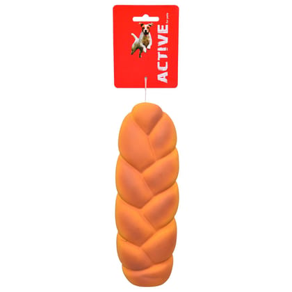 Active Latex Squeaky Braided Bread 23.0cm