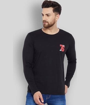 The Million Club Pack of 1 Polyester Regular Fit Men's T-Shirt ( Black )