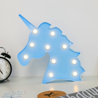 Unicorn Shaped LED Decorative Night Light (1 Pc)_assorted colour