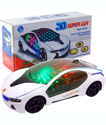 YESKART - White Plastic Car ( Pack of 1 )