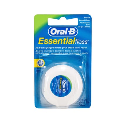 Oral-B Essential Waxed Floss - Mint, Imported, 50 ml
