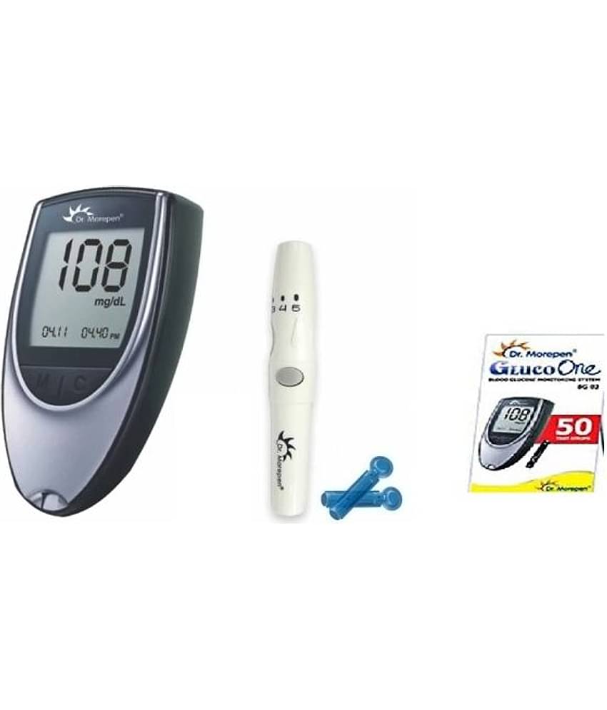 Dr. Morepen BG03 Blood Glucose Monitor with 50 Test Strips