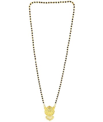 SHANKHRAJ MALL  GOLD PLATED FANCY NEW MANGALSUTRA-100296