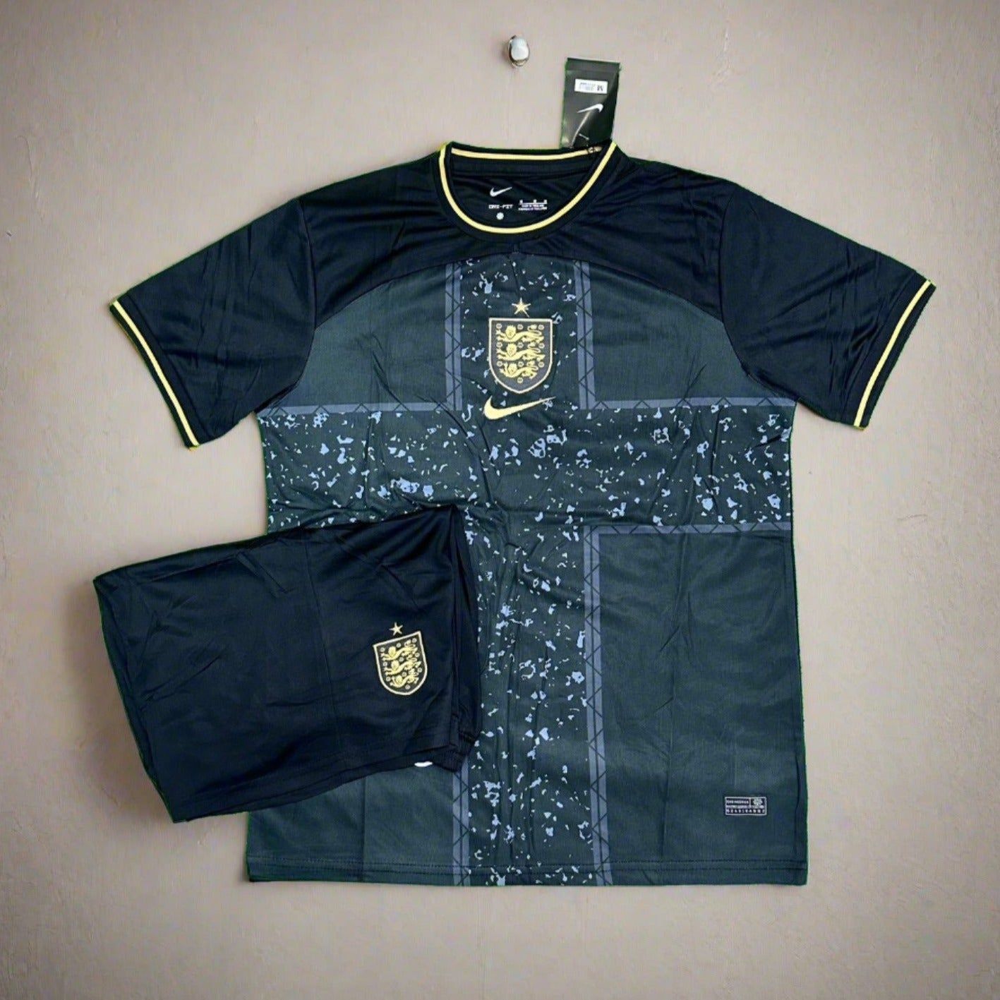 England Black Special Edition Jersey 2024 [Jersey + Shorts]-XL