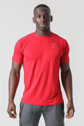 Kryjer X NTC Vivid Range Half T-shirt - Red-XXL