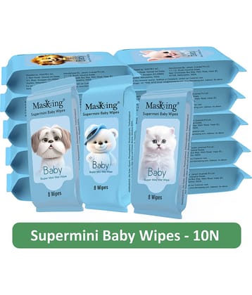 Masking Scented Wet wipes For Babies ( Pack of 10 )