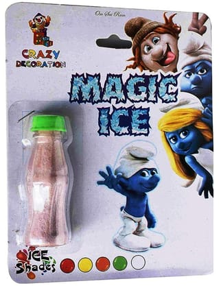 Nawani Kids Special Magic Ice : Eco Friendly Non Toxic Fake Snow for Kids/Adults Science Toy Project (Pack of 2) 1 Packet Around 50gm