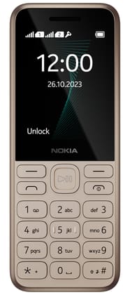 Nokia 130 Music | Built-in Powerful Loud Speaker with Music Player and Wireless FM Radio | Dedicated Music Buttons | Big 2.4 Display | 1 Month Standby Battery Life | Gold