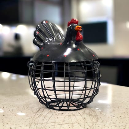 Rooster Hen Basket For 40 Eggs Best For Decor