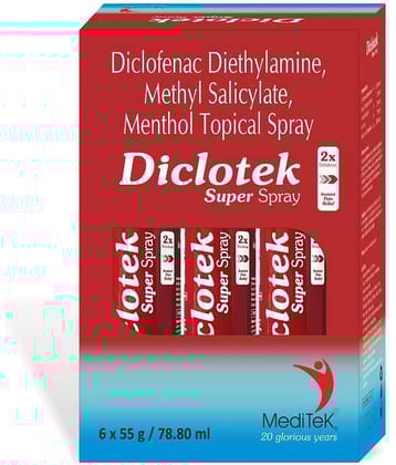 MEDITEK DICLOTEK ADVANCE PAIN RELIEF SPRAY Pain Relief Spray ( Pack of 3 )