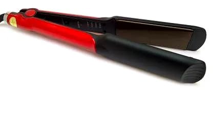 KM-531 Black and Pink Professional Hair Straightener for Women with Four Customized Settings  by Ruhi Import Store