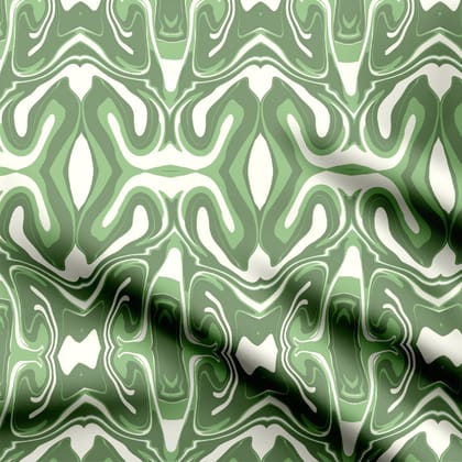Abstract Aesthetic Crepe Fabric