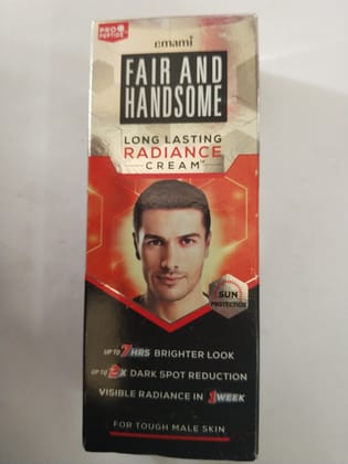 Emami Fair and Handsome Long lasting Radiance Cream Up to 7hrs Brighter look