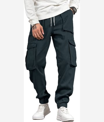 Eyebogler Regular Flat Men's Joggers - Grey ( Pack of 1 )