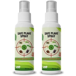 Safe Plant Spray Natural Pesticide for Plants Home garden with Nutrients  Controls Mealybugs, Fungal Attacks Pack of 2