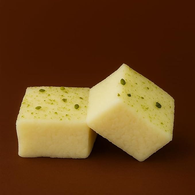 BANGLARMISTI Gondhoraj Sandesh - Bengali Fusion Sweets, Pure Chena with Gondhoraj Lemon, Narompak Sandesh, 10pcs Pack