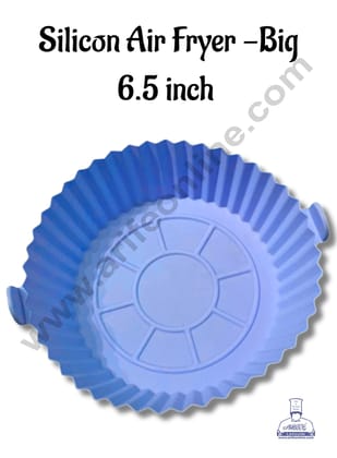 Air Fryer Silicone Liners | Round  Non Stick Air Fryer Silicone Liners | 6.5 Inch (Big) - CAKE DECOR™