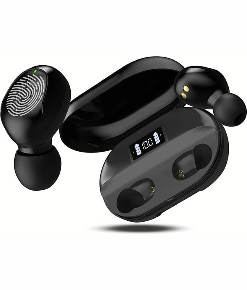 Neo T2 EARBUDS Bluetooth True Wireless (TWS) On Ear 3 Hours Playback Active Noise cancellation IPX4(Splash & Sweat Proof) Black