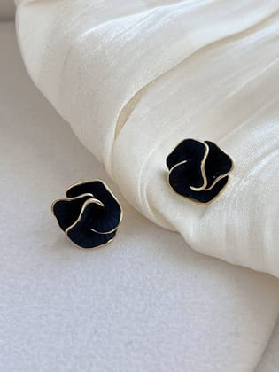 Ishkaara Midnight Bloom Earrings Ishkaara Midnight Bloom Earrings