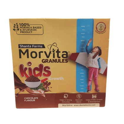 Morvita Granules - Kids Growth (Chocolate Flavour) - 400 gm